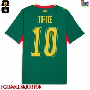 Senegal Sadio Mane #10 Bortatröja VM 2026 Kortärmad